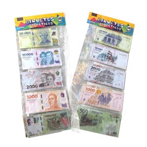 Billetes Chicos Didácticos Argentina x100 Unidades 11cm