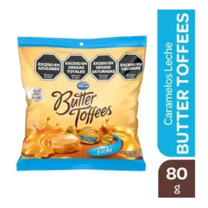 Caramelo BUTTER TOFFEES LECHE 80 Grs