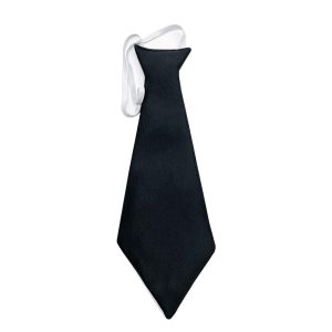 Corbata Negra Lisa (Jersey)