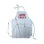 Delantal Blanco con Sangre Carne Fresca x1u