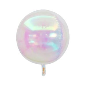 Globo Metalizado Iridiscente Redondo 25 Cm