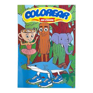 Libritos para Colorear Con Stickers Modelo Brainrots