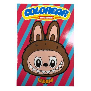 Libritos para Colorear Con Stickers Modelo Labubu