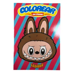 Libritos para Colorear Con Stickers Modelo Labubu