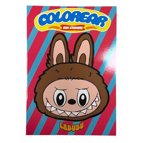 Libritos para Colorear Con Stickers Modelo Labubu