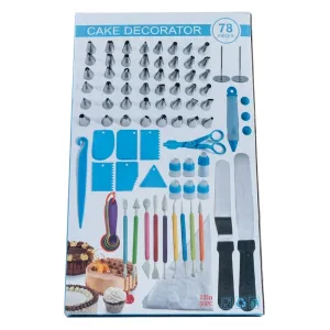 Set de Pasteleria Decorativo Premium 78 piezas