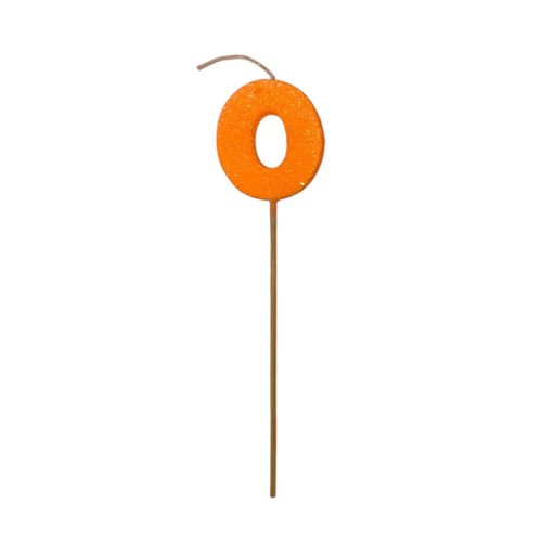 Pinche Vela Gibre Goma Eva Numero 0 Naranja TKS x1 Unidad
