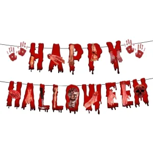 Banner Sangriento Happy Halloween 3 Metros