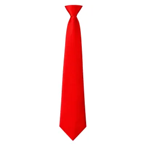 Corbata Roja de Tela Ajustable x1u