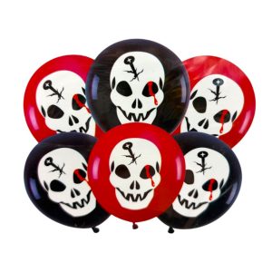 Kit Globo Calavera Halloween x6u
