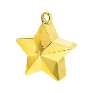 Pesa para Globos Forma ESTRELLA - Color DORADO