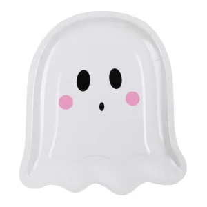Plato Polipapel Halloween Fantasmin x6u