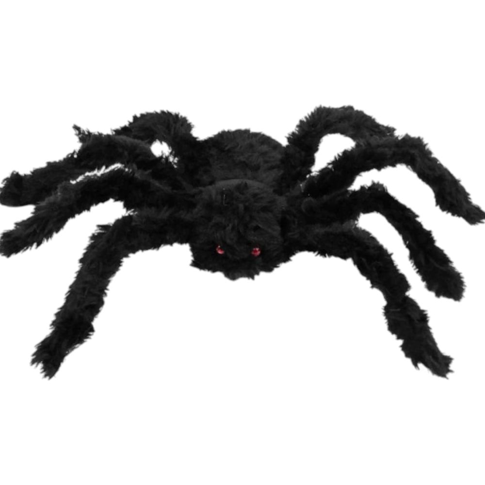 Araña Peluda 15 cm Negra x1 Unidad