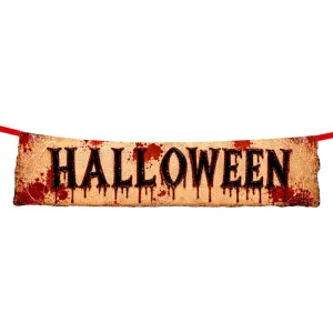 Banderin Pasapared Halloween Sangre Terror N°13 x1 Unidad