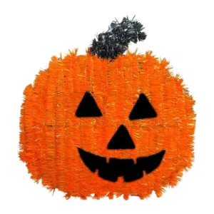 Calabaza Naranja Tinsel - 24x25cm x1 Unidad