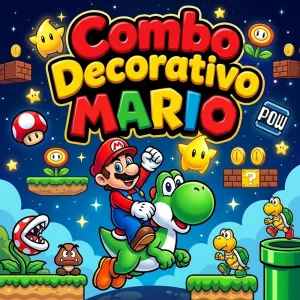 Combo de cumpleaños Mario Bros