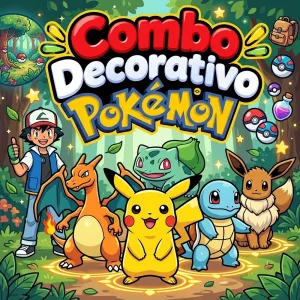 Combo de cumpleaños Pokemon