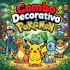 Combo Decorativo Temático Para Cumpleaños Infantil – POKEMON – hasta 8 Invitados