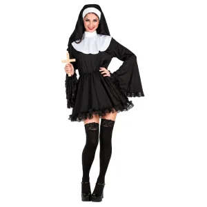 Disfraz Monja Sexy Mujer - Talle M Adulto