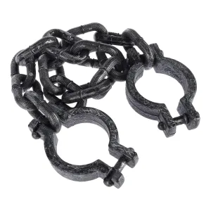 Esposas con Cadenas Plastico Negro