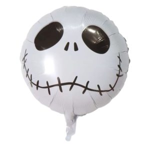 Globo Metalizado Redondo Jack 18 Pulgadas Blanco x1 Unidad