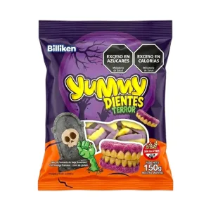 Gomitas Yummy Dientes Halloween 150grs x1u