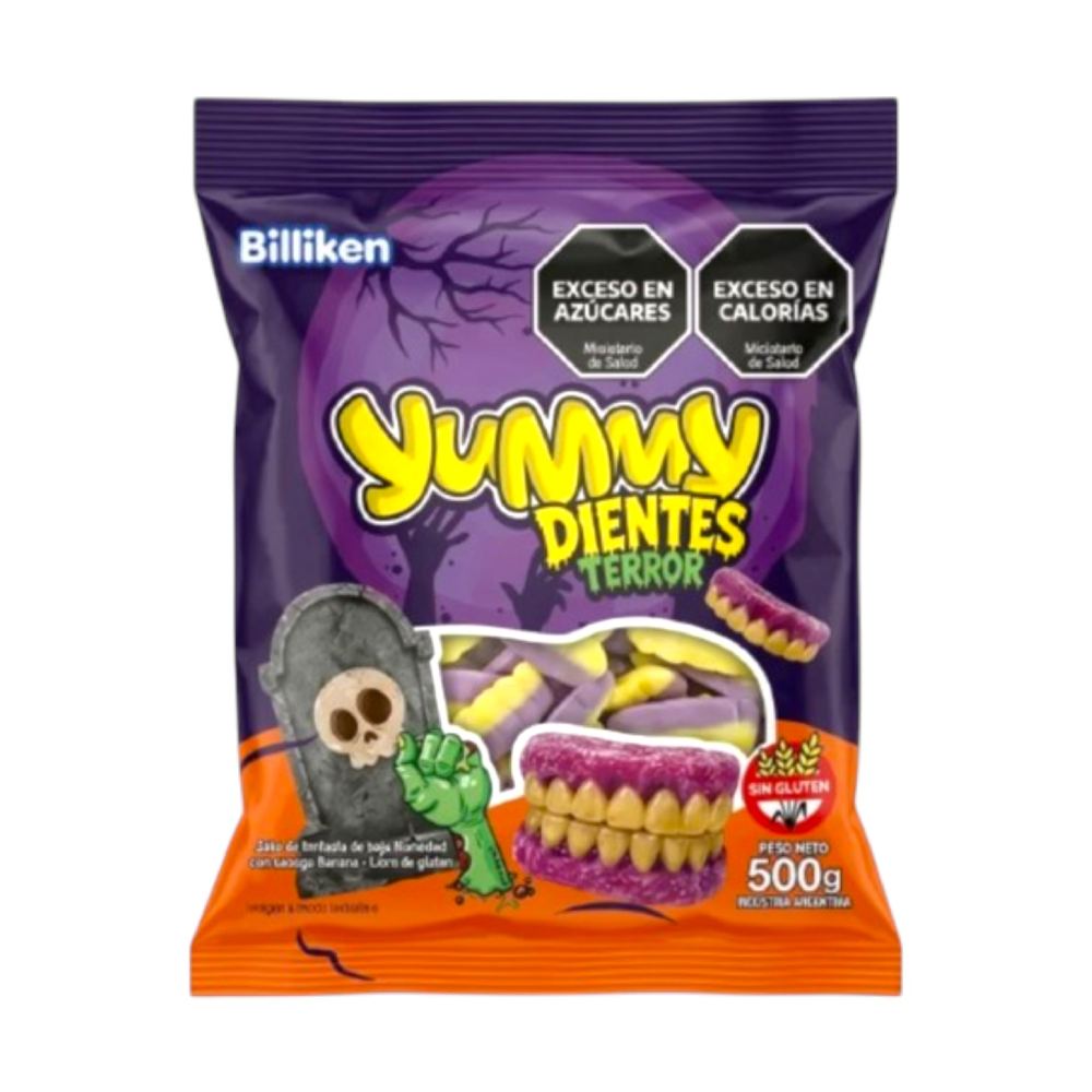 Gomitas Yummy Dientes 500 Grs x1u