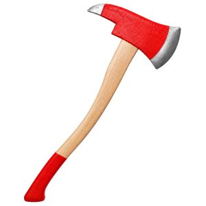 Hacha Roja de Bombero Grande
