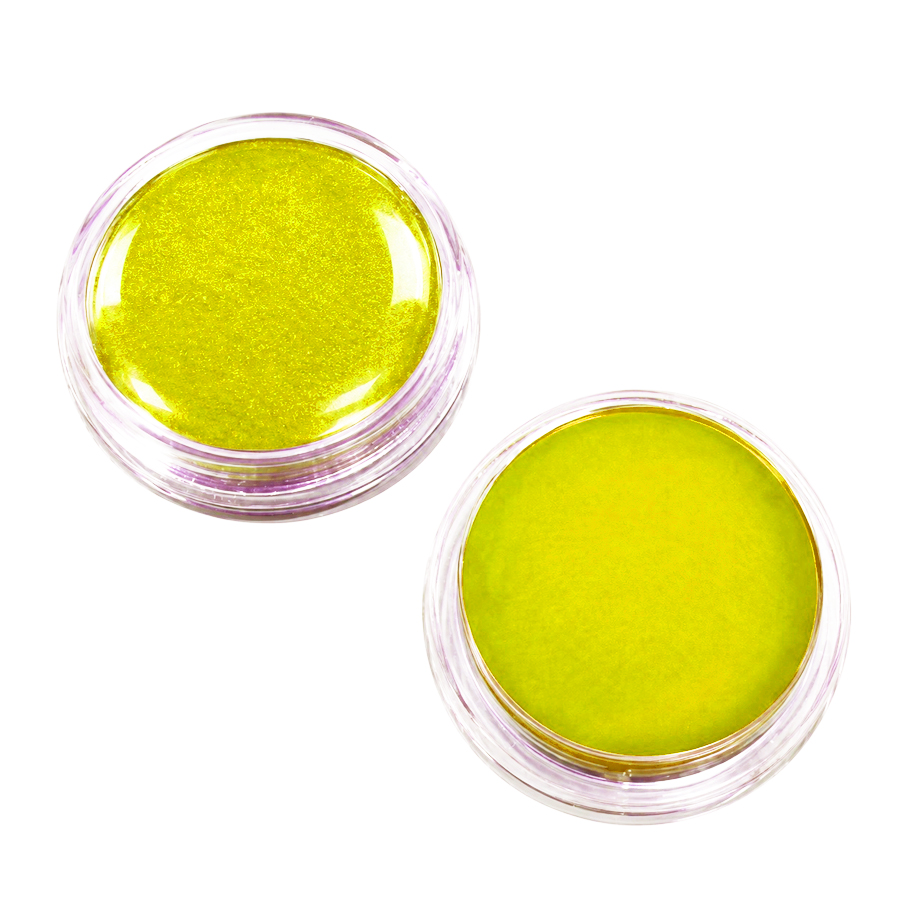 Maquillaje Pintafan Pastilla Amarillo Fluo x1 Unidad 2 Gramos