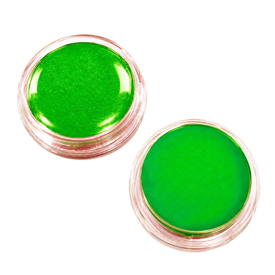 Maquillaje Pintafan Pastilla Verde Fluo x1 Unidad 2 Gramos