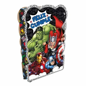 Piñata Avengers Carton - Licencia Oficial