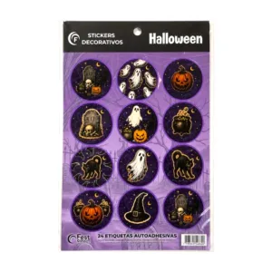 Stickers Autoadhesivos Halloween x24 Unidades