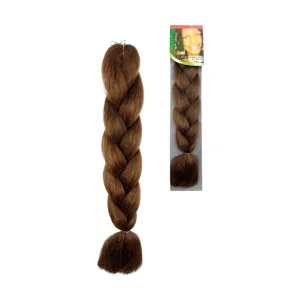Trenza Extensión Postiza 60cm x1u Castaño