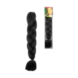 Trenza Extensión Postiza 60cm x1u Negro