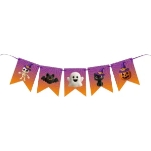 Banderín Halloween Infantil x1 Unidad