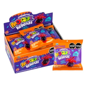 Caja Gomitas Mogul Cerebritos Halloween 30gr x12u