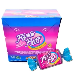Caramelos masticables tutti frutti Flynn Paff 560 g.