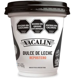 Dulce de leche repostero Vacalin pote 400 grs