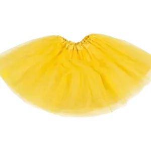 Pollera Tutú LISA con Tul Color Amarillo