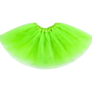 Pollera Tutú LISA con Tul Color Verde Manzana