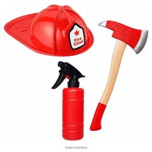 Kit Disfraz Bombero Adulto productos