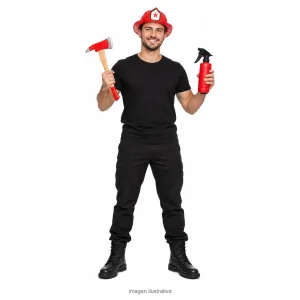 Kit Disfraz Bombero Adulto