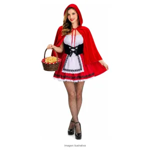 Kit Disfraz Caperucita Roja Adulta