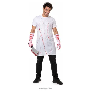 Kit Disfraz Carnicero Terror Adulto