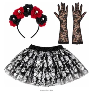 Kit Disfraz Catrina Adulta productos