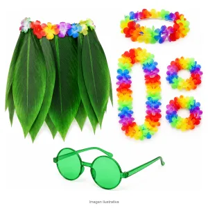 Kit Disfraz Hawaiana Adulta productos