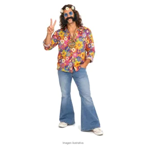 Kit Disfraz Hippie Adulto