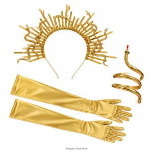 Kit Disfraz Medusa Adulta productos