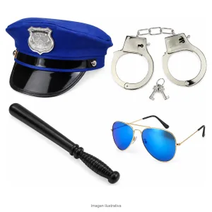 Kit Disfraz Policía Adulto productos