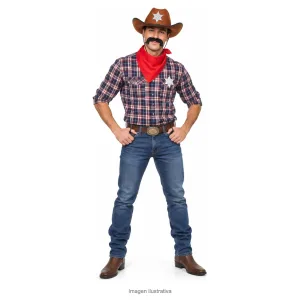 Kit Disfraz Vaquero Adulto